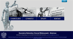 Desktop Screenshot of notariusz-lodz.com